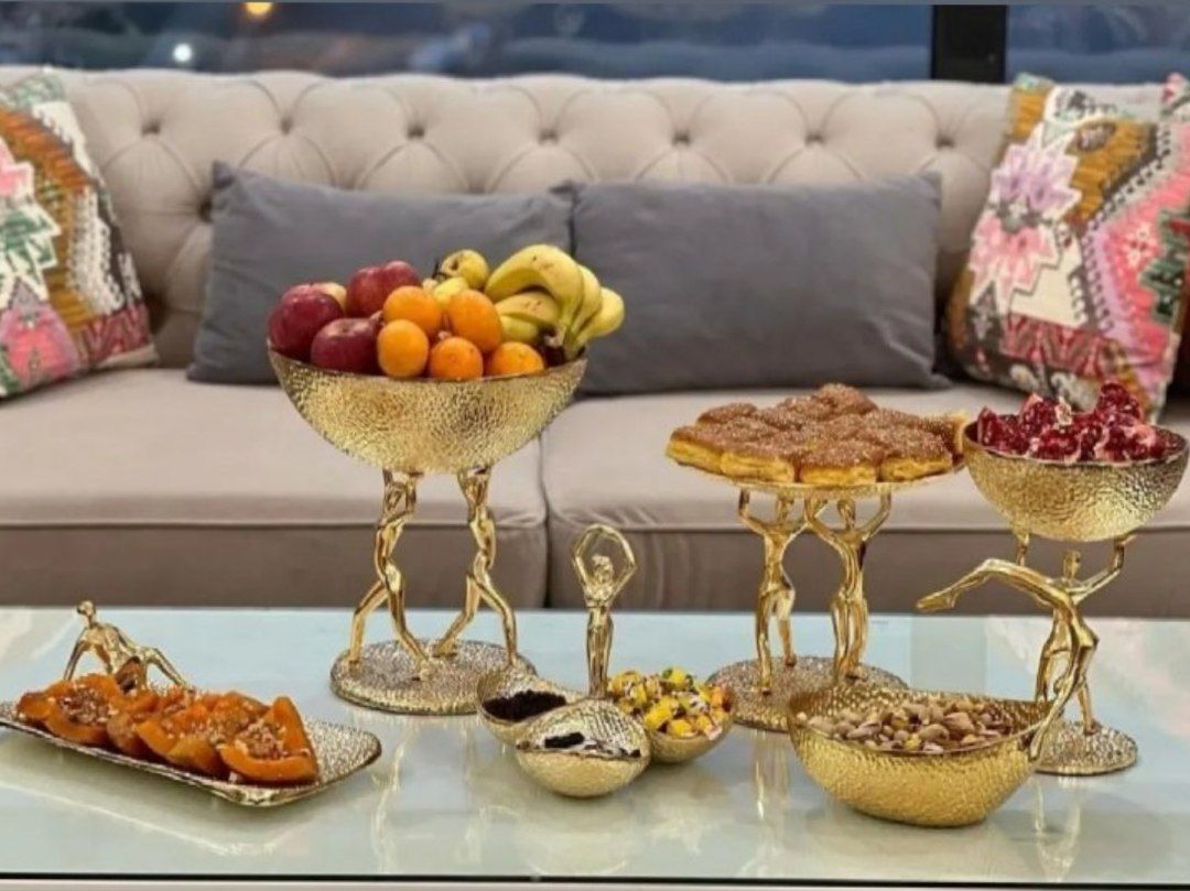 ظروف پذیرایی ۶ تیکه مدل بالرین